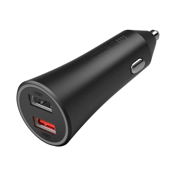 Автомобильное зарядное устройство Xiaomi Mi 37W Dual-Port Car Charger Black - фото 2