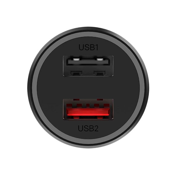 Автомобильное зарядное устройство Xiaomi Mi 37W Dual-Port Car Charger Black