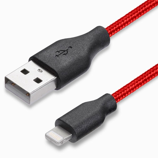 Кабель Prime Line USB - Lightning 1,2м Red