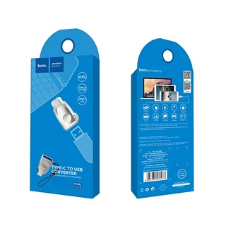 Переходник Hoco UA9 Type-C - USB Grey