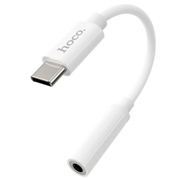 Адаптер Hoco LS30 Type-C Digital 3.5 аудио конвертер White