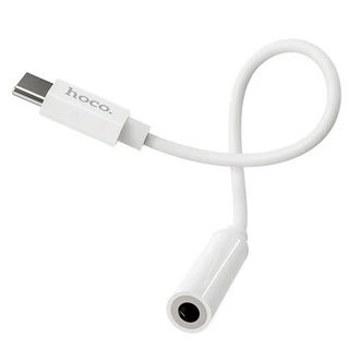 Адаптер Hoco LS30 Type-C Digital 3.5 аудио конвертер White