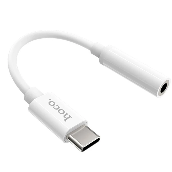 Адаптер Hoco LS30 Type-C Digital 3.5 аудио конвертер White - фото 3