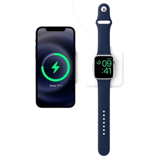 Беспроводное зарядное устройство Apple MagSafe Duo Charger (MHXF3) - фото 5