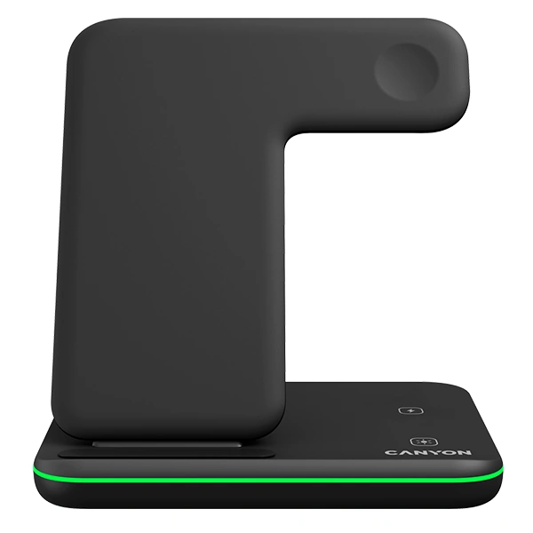 Беспроводное зарядное устройство Canyon 15W 3 в 1 CNS-WCS303B Black