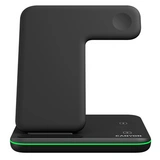 Беспроводное зарядное устройство Canyon 15W 3 в 1 CNS-WCS303B Black