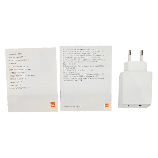 Зарядное устройство Mi 33W Wall Charger Type-A + Type-C Mi 33W Wall Charger White - фото 5