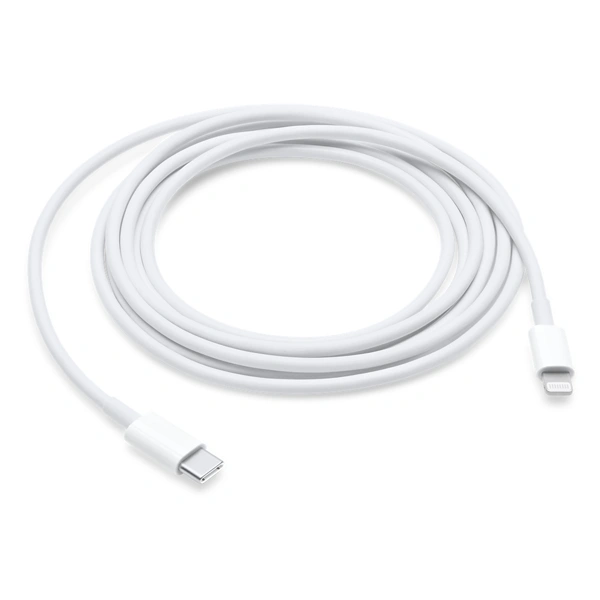 Кабель Apple USB Type-C - Lightning (MQGH2) 2м White - фото 2