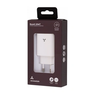Адаптер Accesstyle 20W Basalt 20WT White