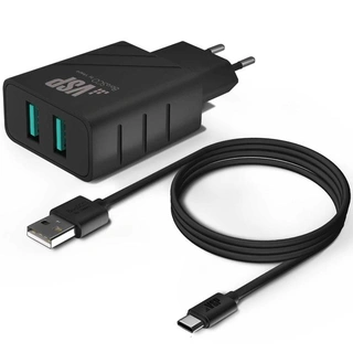 Зарядное устройство Borasco 12W 37264 Black - фото 2
