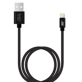 Кабель Borasco USB - Lightning 8 pin 1м Black - фото 2