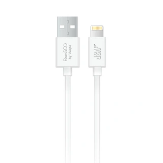 Кабель Borasco USB - Lightning 8 pin 2м White