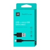 Кабель Borasco USB - micro USB 1м Black - фото 2
