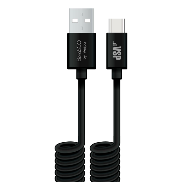 Кабель Borasco USB - USB Type-C 1м 20545 Black 