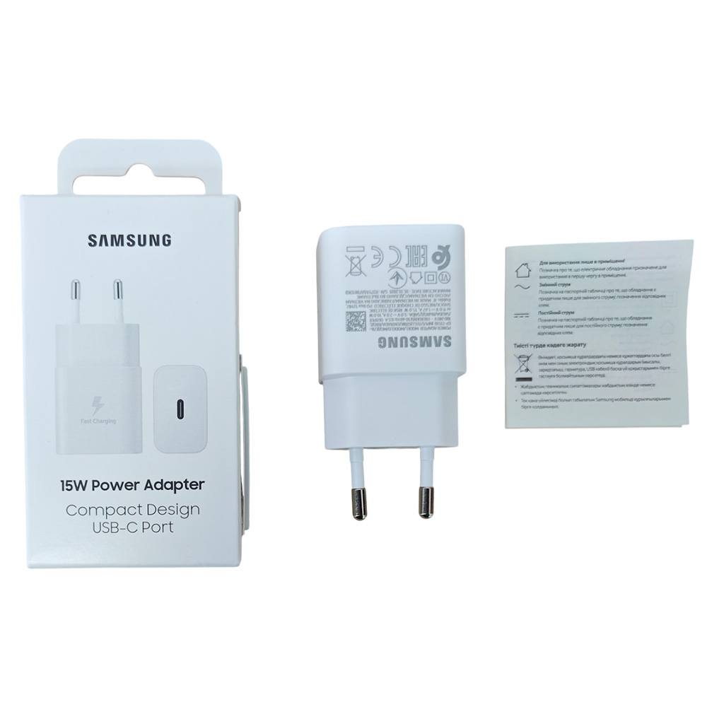Samsung адаптері 15W EP-T1510NWEGRU White - фото 5