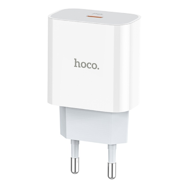 Сетевое зарядное устройство Hoco C76A Speed source (PD3.0 EU) White