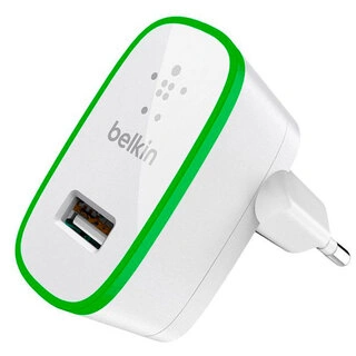 Сетевое зарядное устройство Belkin USB Home Charger 1А, white