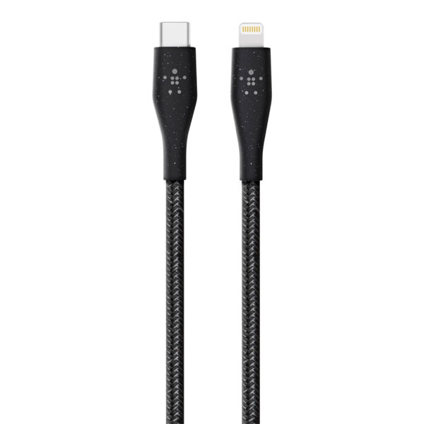Кабель Belkin DuraTek Plus USB-C to Lightning Cable 1m Black