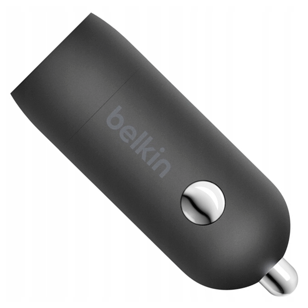 Зарядное устройство Belkin 18W Power Delivery Port Car Charger with USB-C to Lightning Cable