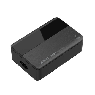 Универсальное зарядное устройство LDNIO A4808Q 65W 2*USB-C 2*USB Чёрный 