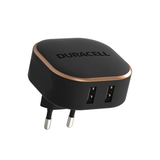 Универсальное зарядное устройство Duracell DRACUSB16-EU 24W 2хUSB-A Черный 