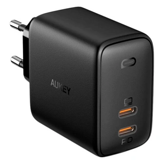 Адаптер Aukey Omnia Duo 65Вт 2xUSB Type-C Black PA-B4