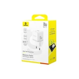 Адаптер питания Baseus Palm C+U 30W White (P1011160A213-00)  - фото 3