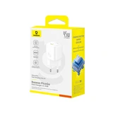 Адаптер питания Baseus PicoGo GaN 1C 45W White (P10176800213-00)  - фото 3