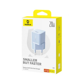 Адаптер питания Baseus GaN5 (mini) 1C 20W Blue(P10110900317-Z1) 