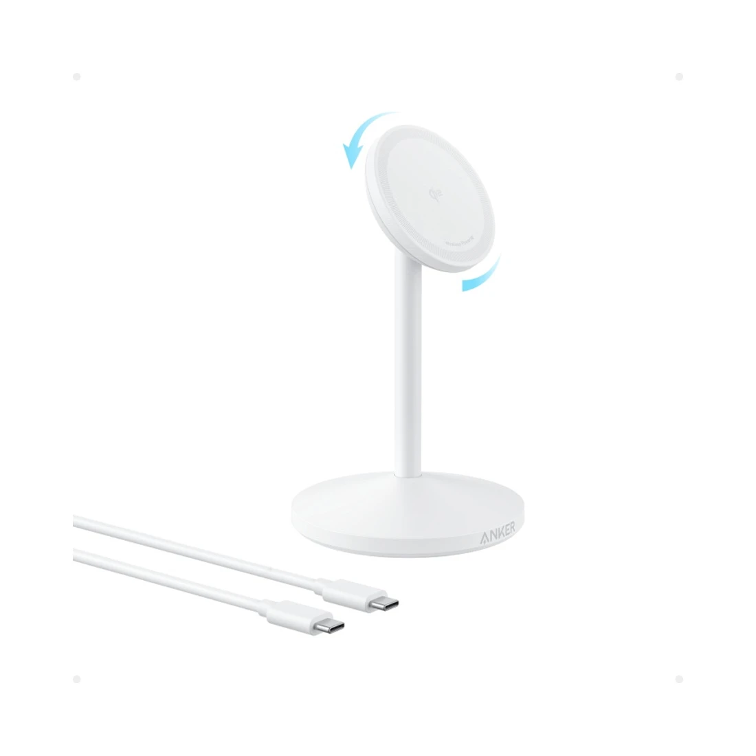 Беспроводное зарядное устройство Anker MagGo (Single Stand) (A25X1H21) Белый 