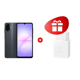 Комплект Samsung 15W EP-T1510NWEGRU White + Samsung Galaxy A07s 4/128GB Black 