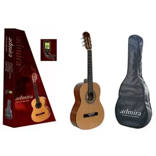Классическая гитара в комплекте с чехлом и тюнером Adrmira Alba Pack