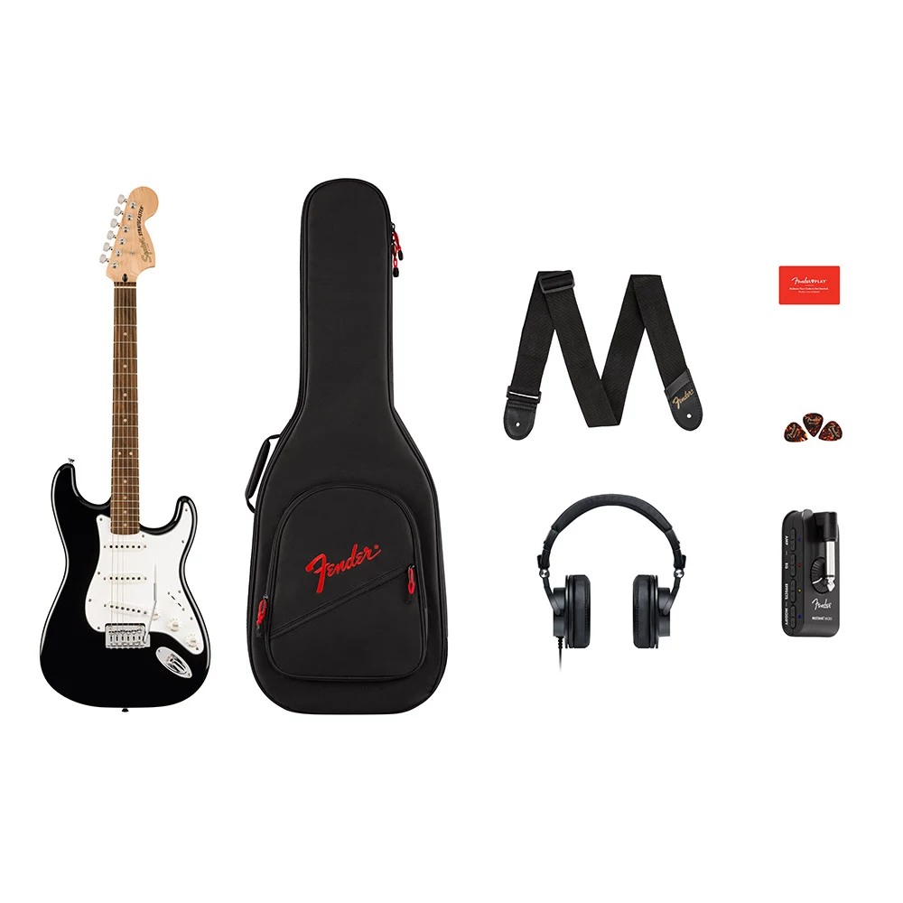 Fender электрогитарасы Affinity Series Stratocaster Mustang Жинағы (037-2873-106) Fender электрогитарасы Affinity Series Stratocaster Mustang Жинағы (037-2873-106)