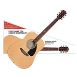 Комплект для обучения Fender FA-115 Dreadnought Pack, Natural - фото 2