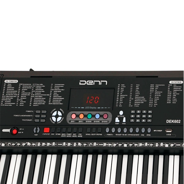 Синтезатор Denn DEK602 - фото 3