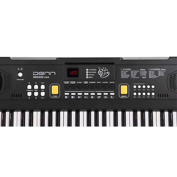 Синтезатор Denn DEK606 mini - фото 4