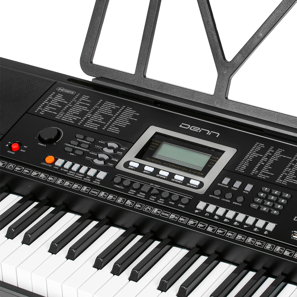 Синтезатор DENN DEK604NG - фото 3 | sulpak.kg Синтезатор DENN DEK604NG - фото 3