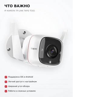 IP камера TP-LINK  Tapo TC65 - фото 6