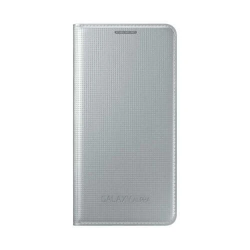 Чехол Samsung Flip Cover для Galaxy Alpha EF-FG850BSEGRU (Silver)