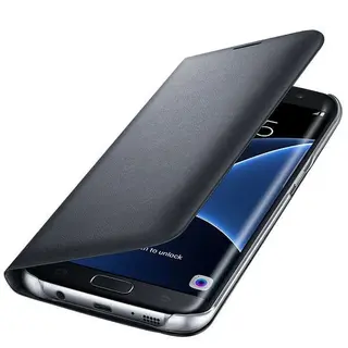 Чехол Samsung LED Flip Wallet EF-NG935PBEGRU для Galaxy S7 Edge 2016 Black