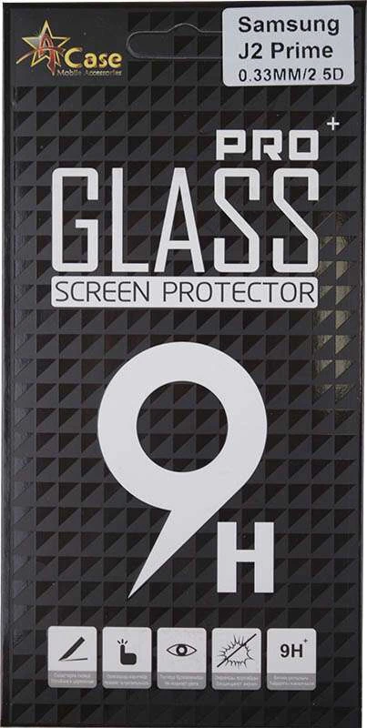 Защитное стекло А-Сase для Samsung Galaxy J2 prime - фото 2
