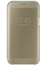 Чехол Samsung Clear View Cover для Galaxy A5 2017 EF-ZA520CFEGRU Gold - фото 2