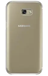 Чехол Samsung Clear View Cover для Galaxy A5 2017 EF-ZA520CFEGRU Gold - фото 3
