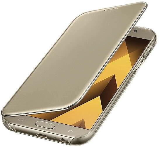 Чехол Samsung Clear View Cover для Galaxy A5 2017 EF-ZA520CFEGRU Gold