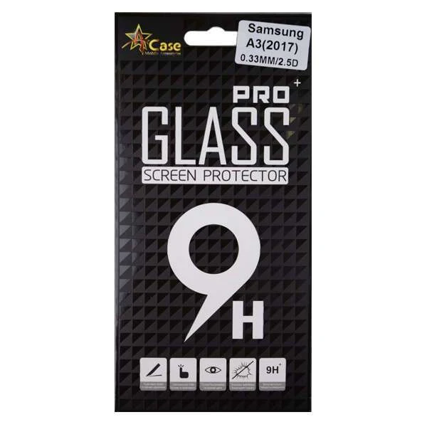 Защитное стекло A-case для Samsung Galaxy A3 2017