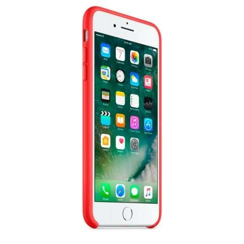 Чехол Apple для iPhone 7 Plus Silicone Case MMQV2, (красный) - фото 3