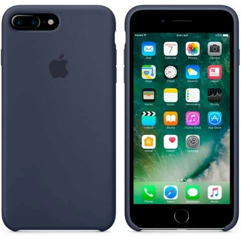 Чехол Apple для iPhone 7 Plus/8 Plus Silicone MMQU2 Dark blue