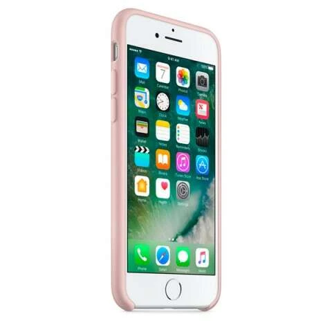 Чехол Apple для iPhone 7 Silicone MMX12 Pink - фото 3