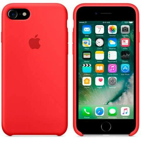 Чехол Apple для iPhone 7 Silicone MMWN2 Red