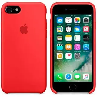 Чехол Apple для iPhone 7 Silicone MMWN2 Red